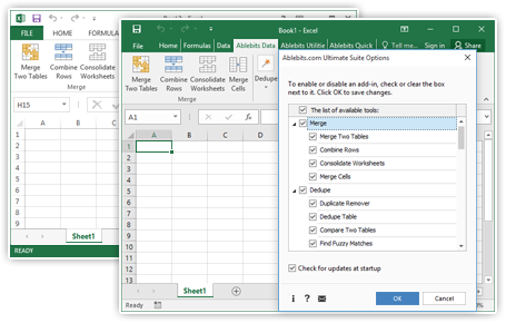 add ablebits to excel